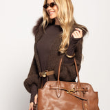 Casaco Ti.Amo De Malha Mistura De Lã Pêlo Natural