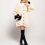 Casaco Ti.Amo De Malha Com Efeito Entrelaçado