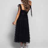 Robe en tulle glamour