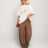 Calça Ti.Amo Com Efeito Saia Guipura Incorporada