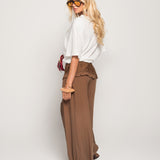 Calça Ti.Amo Com Efeito Saia Guipura Incorporada