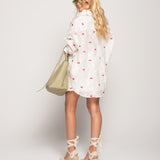 Twinset Ti.Amo Jacquard Cerejas