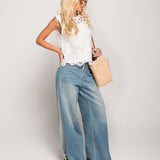 Calça Ti.Amo De Ganga Abertura Lateral Tie Dye