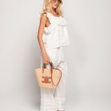 Twinset Ti.Amo Top Bordado Perfurado + Calça