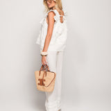 Twinset Ti.Amo Top Bordado Perfurado + Calça