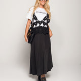 Vestido Ti.Amo Com Crochê Ilsutrativo