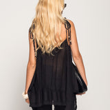 Top Ti.Amo  De Malha Perfurada Off Shoulder