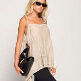 Top Ti.Amo  De Malha Perfurada Off Shoulder