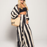 Twinset Ti.Amo Acetinado Com Riscas