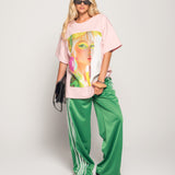 Calça Ti.Amo Listra Lateral & Guipura