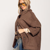 Casaco Ti.Amo Reversível Suede X Pêlo