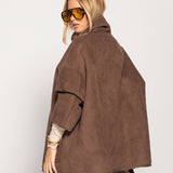 Casaco Ti.Amo Reversível Suede X Pêlo