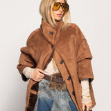 Casaco Ti.Amo Reversível Suede X Pêlo