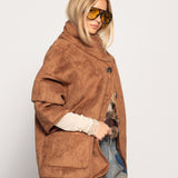 Casaco Ti.Amo Reversível Suede X Pêlo