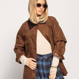 Casaco Ti.Amo Efeito Camurça