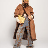 Sobretudo Ti.Amo Reversível Suede & Pêlo